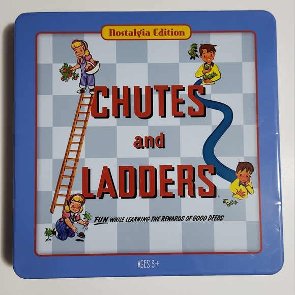 Chutes and Ladders Board Game Nostalgia "1956" Edition - Picture 2 of 12